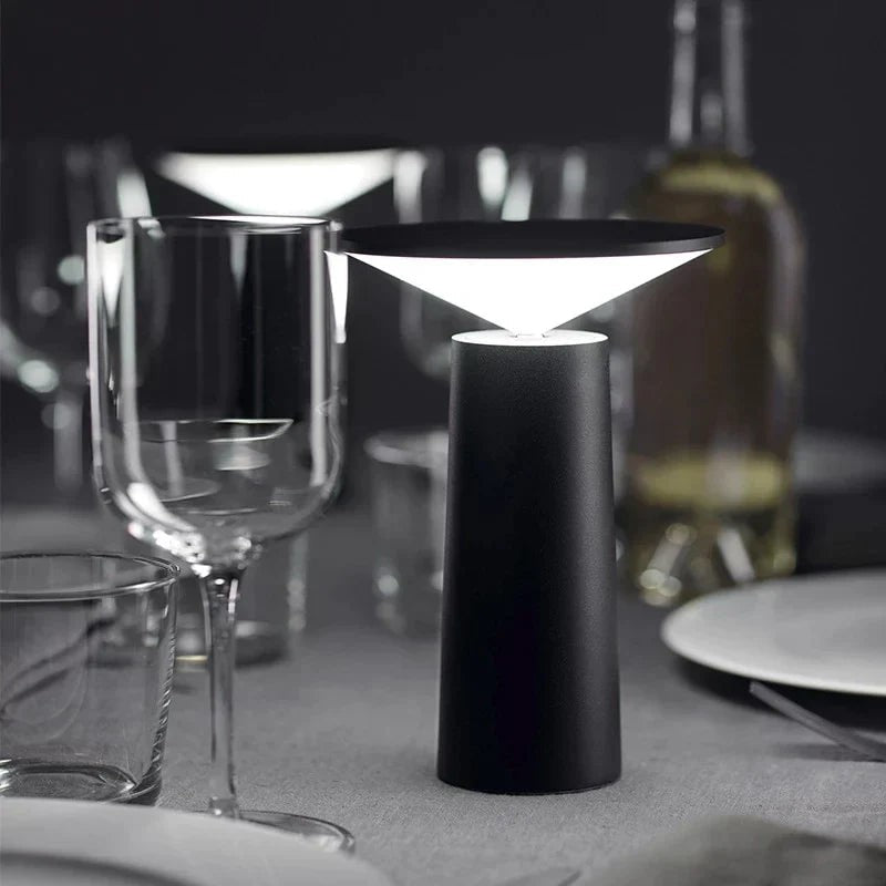 Bordslampa ORBITRAY - Roterbar lampa med dimbar belysning