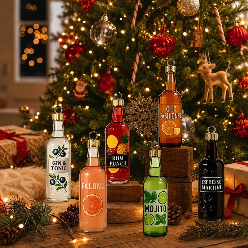 Cocktail Adventskalender 2026 - 24 Hängprydnader