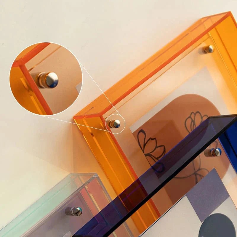 Flytande bildram - Transparent frontpanel
