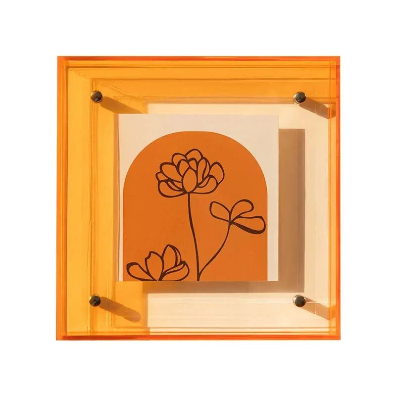 Flytande bildram - Transparent frontpanel