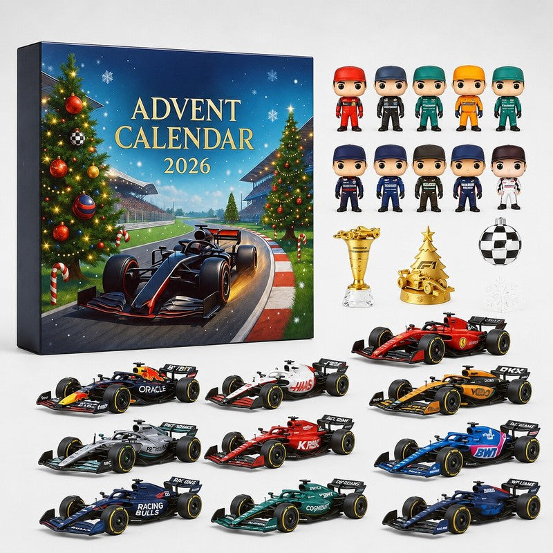 Formel 1-kalender - 24 luckor med överraskningar