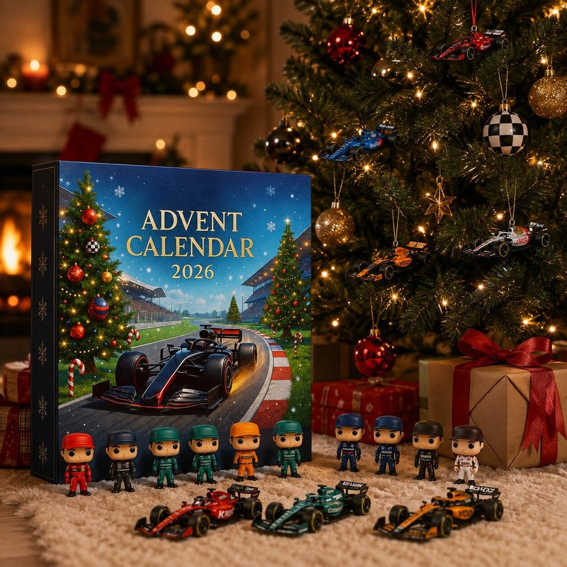 Formel 1-kalender - 24 luckor med överraskningar