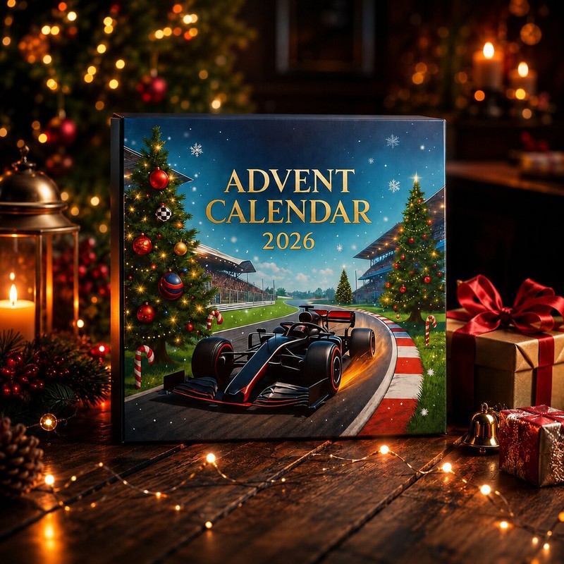 Formel 1-kalender - 24 luckor med överraskningar