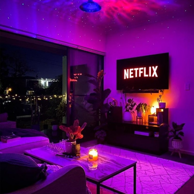 Galaxy Projector - LED-stjärnprojektor med nebulaeffekt