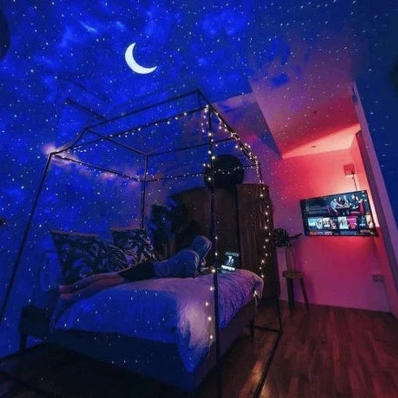 Galaxy Projector - LED-stjärnprojektor med nebulaeffekt