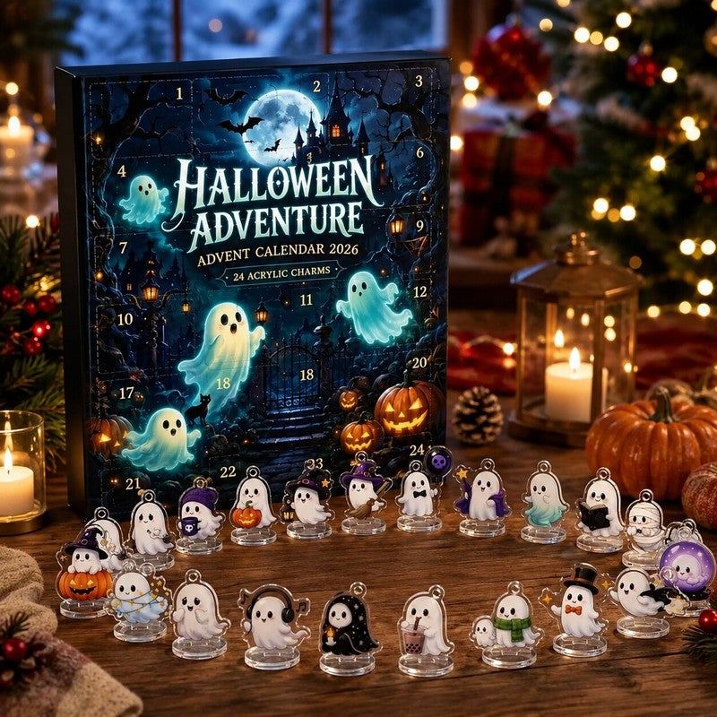 Halloween Adventskalender 2026 - 24 Akrylcharmar