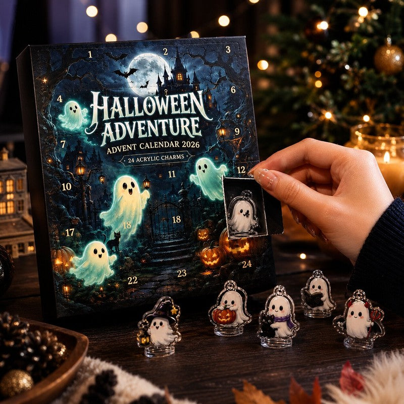 Halloween Adventskalender 2026 - 24 Akrylcharmar