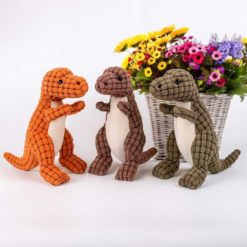 Hundtuggpjäs - Dinosaurieform med mönster
