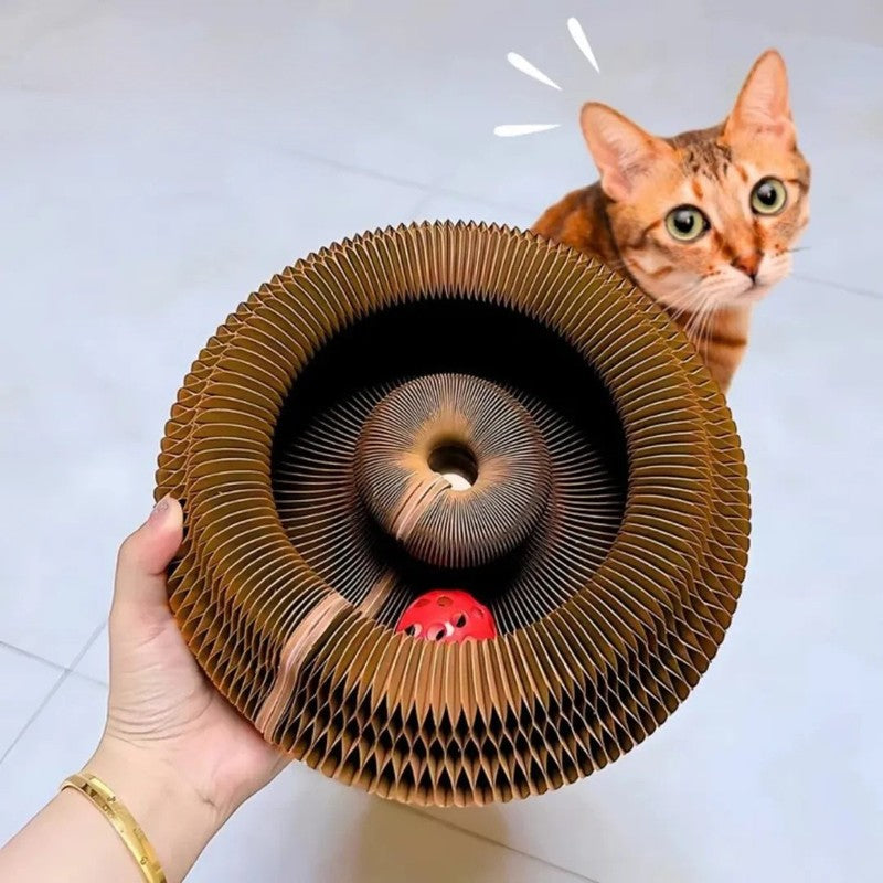 Kattklösa - Rund form med rörlig boll