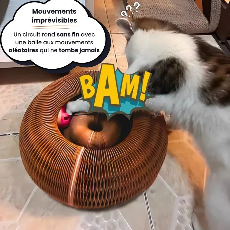 Kattklösa - Rund form med rörlig boll