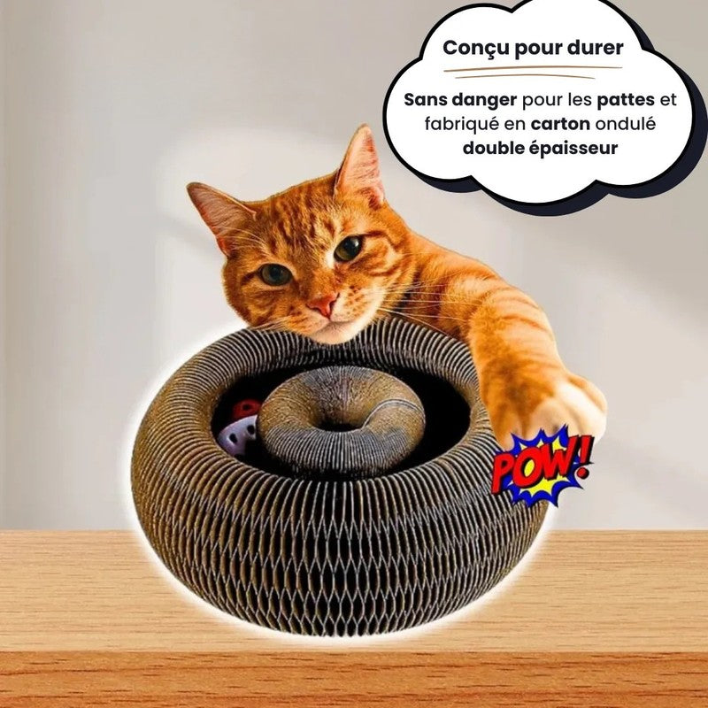 Kattklösa - Rund form med rörlig boll