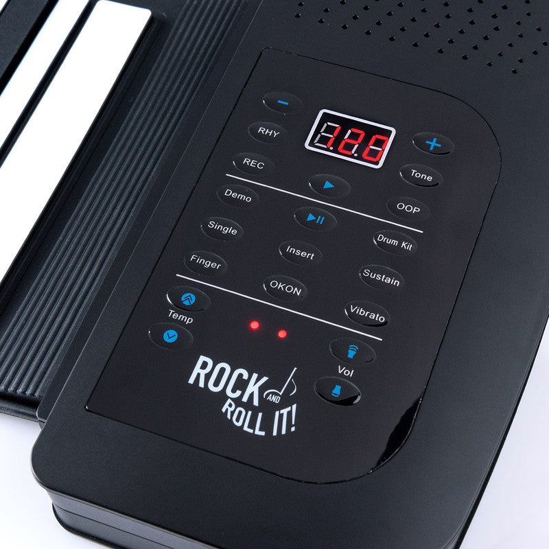 Keyboard - Elektronisk upprullningspiano med touchkänsliga tangenter