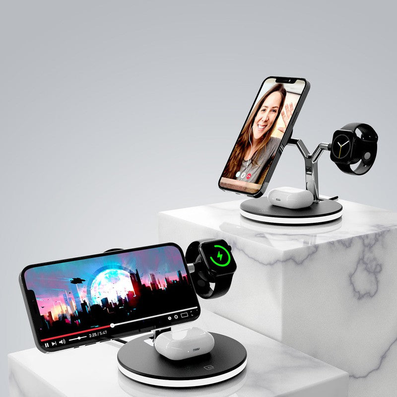 Laddningsstation för Apple - 3-i-1 trådlös laddare