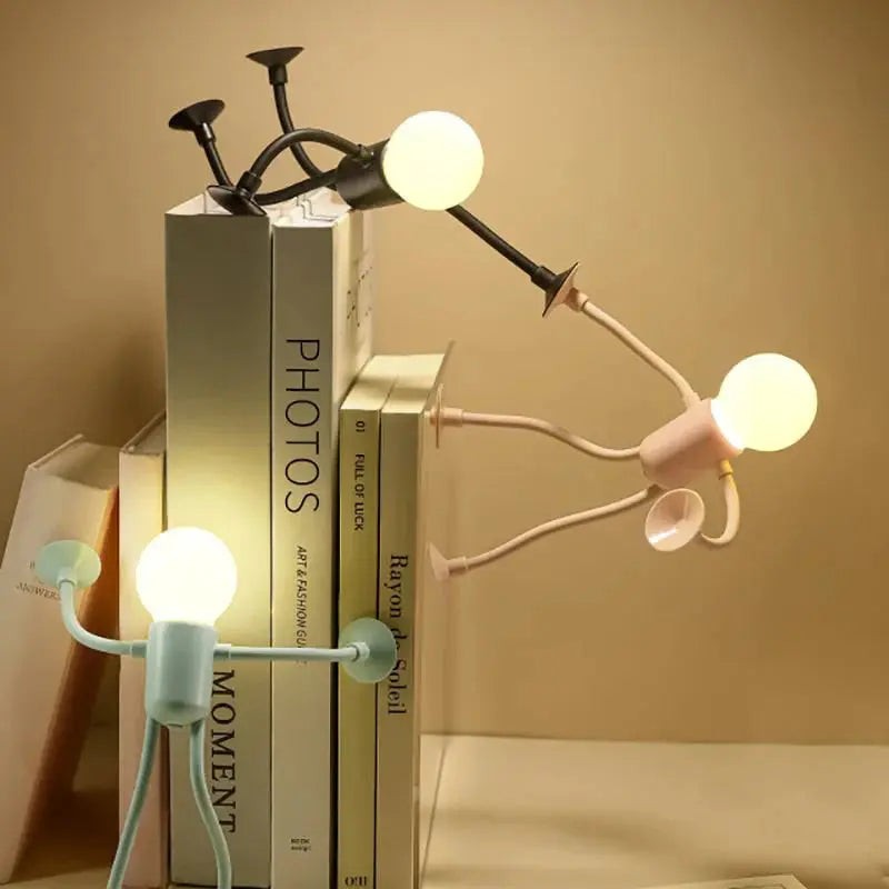 LED-nattlampa - Dekorativ figur med varmvit belysning