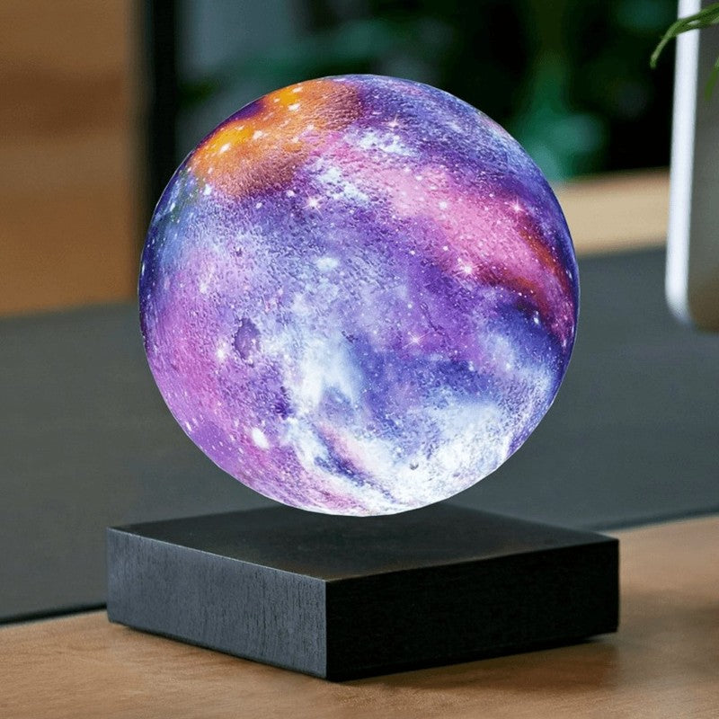 Levitande månlampa - Galaxmönster med roterande funktion