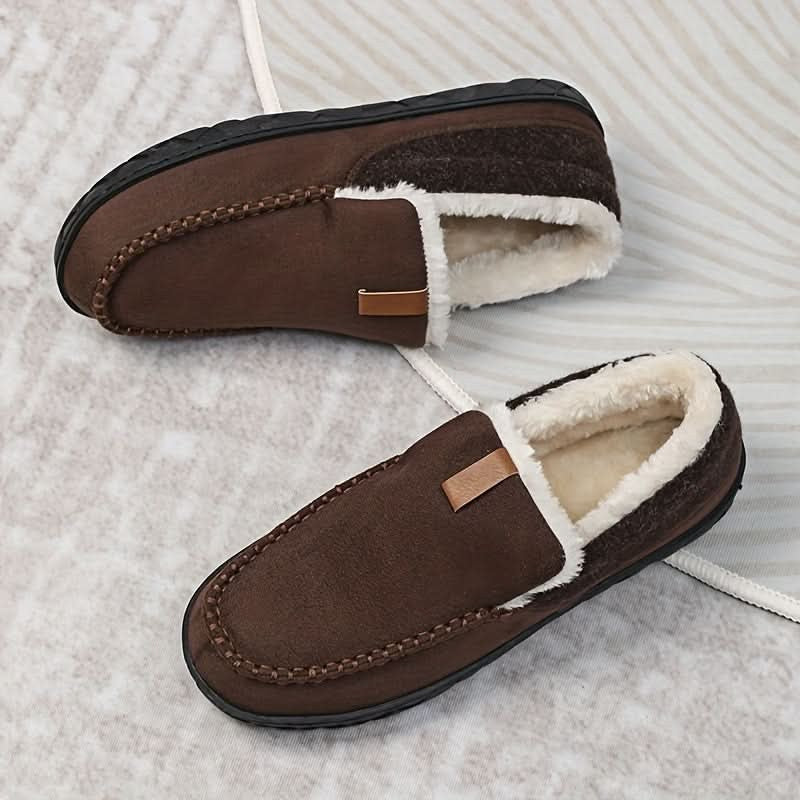 Mans Slip-On Loffor - Utsmyckad Övre Del