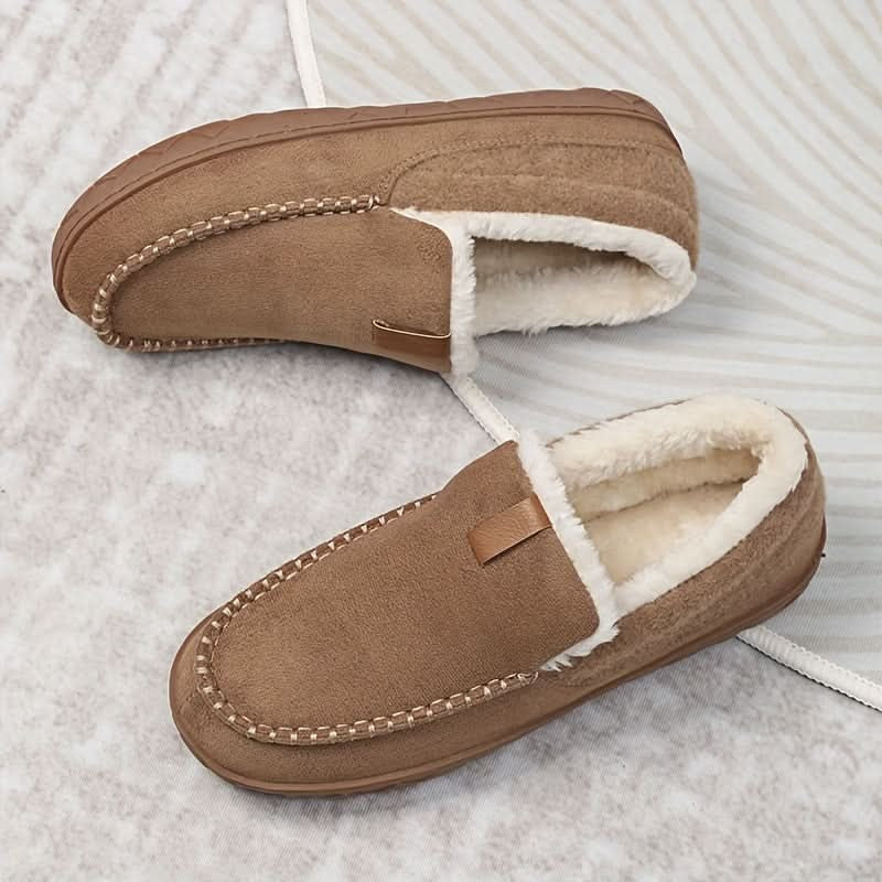 Mans Slip-On Loffor - Utsmyckad Övre Del