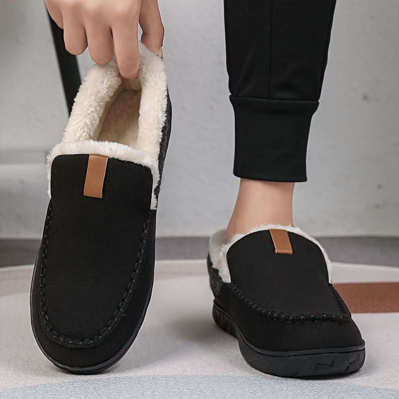 Mans Slip-On Loffor - Utsmyckad Övre Del