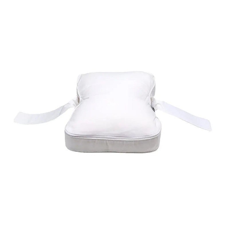Memoryfoam knäddyna för sidosovare - Vit och Grå