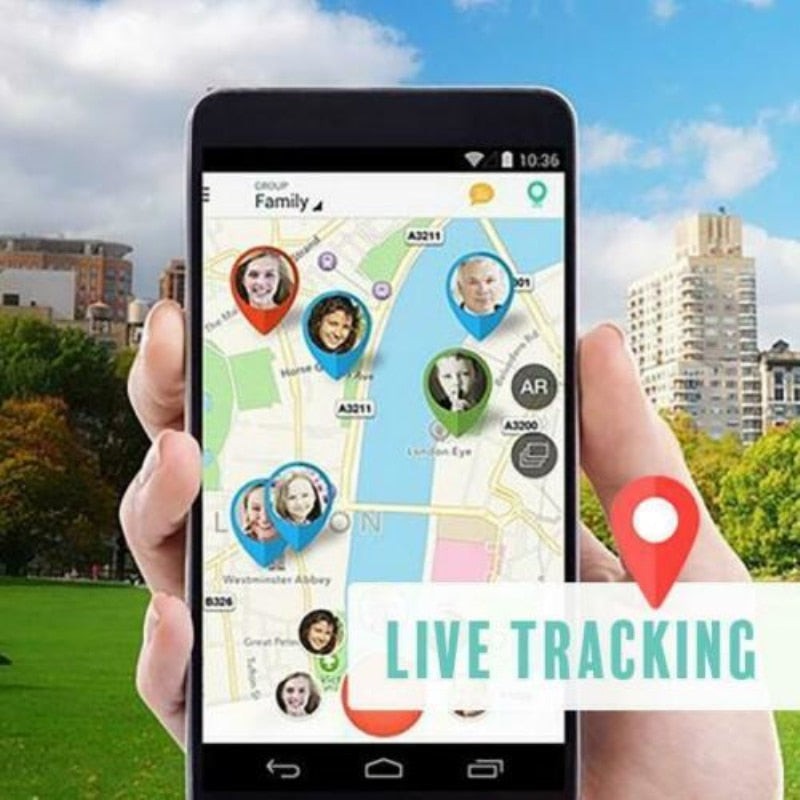 Mini GPS Tracker - Set av 2