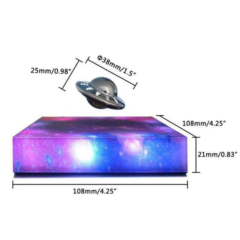 Nattlampa med magnetisk levitation - Rymdskepp-modul