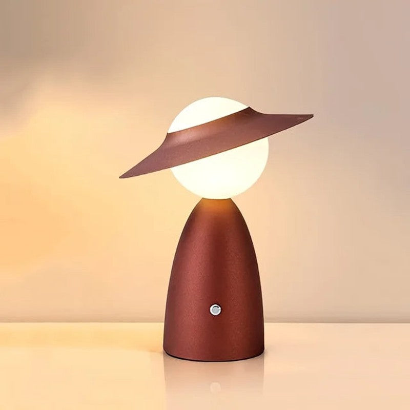 Nattlampa UFO-Formad med Trådlös Laddning