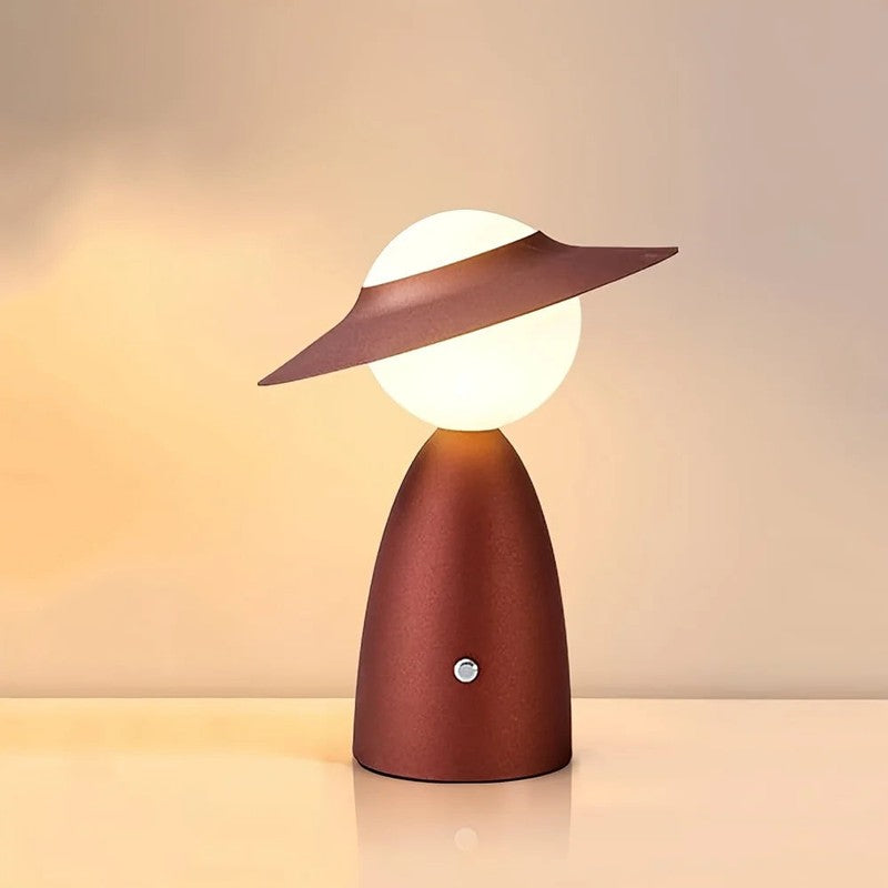 Nattlampa UFO-Formad med Trådlös Laddning