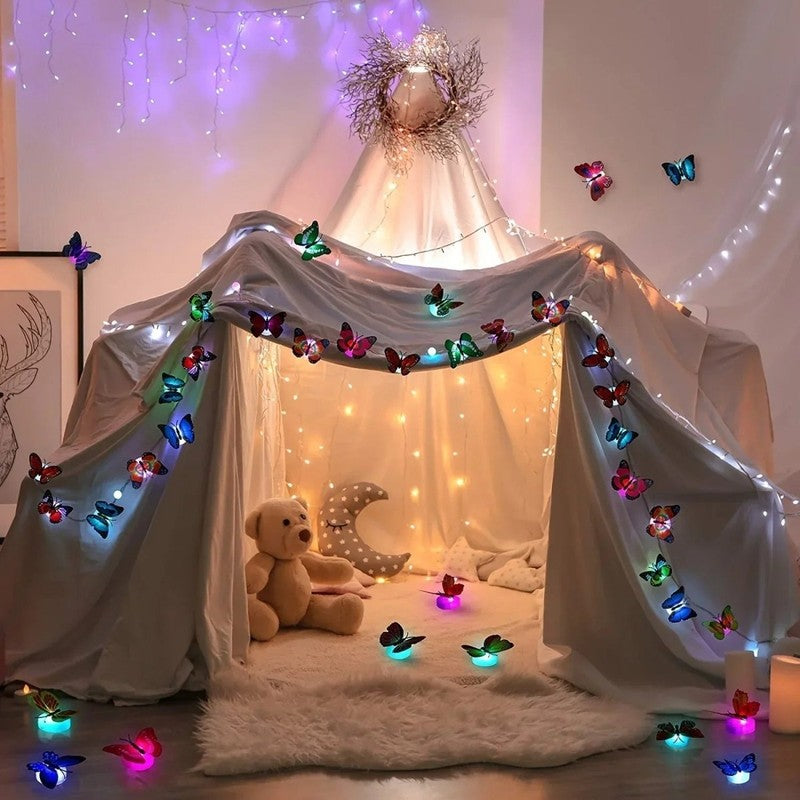 Nattljus - 3D LED-fjärilsdekoration
