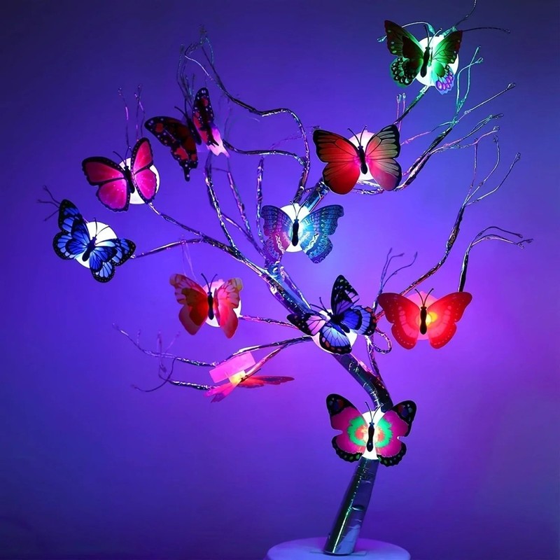 Nattljus - 3D LED-fjärilsdekoration