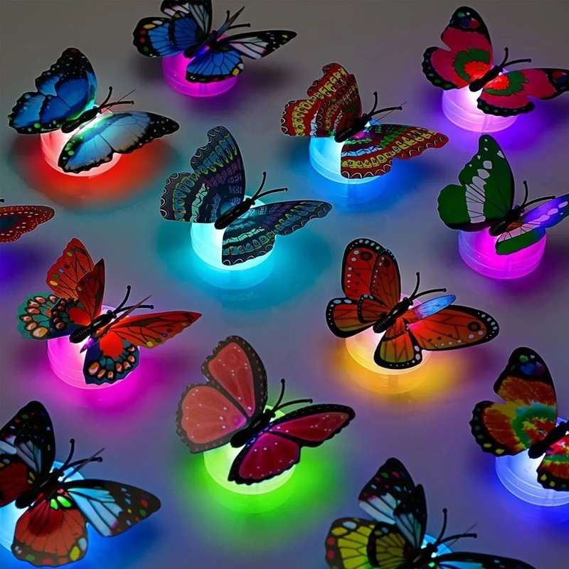 Nattljus - 3D LED-fjärilsdekoration