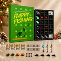 Set med fiskelures och tillbehör - Adventskalender för fiskare