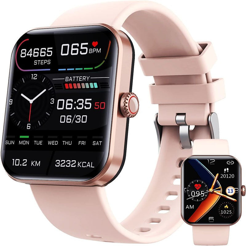 Smartwatch med färgskärm - Svart eller Rosa