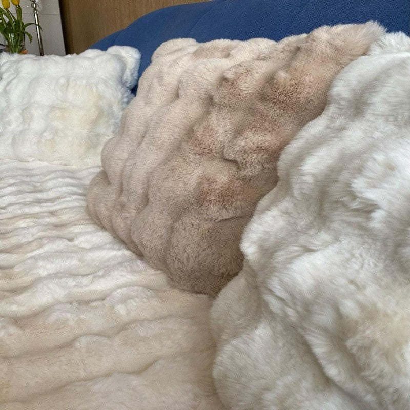 Soffskydd med Ribbat Mönster - Halkfri Baksida