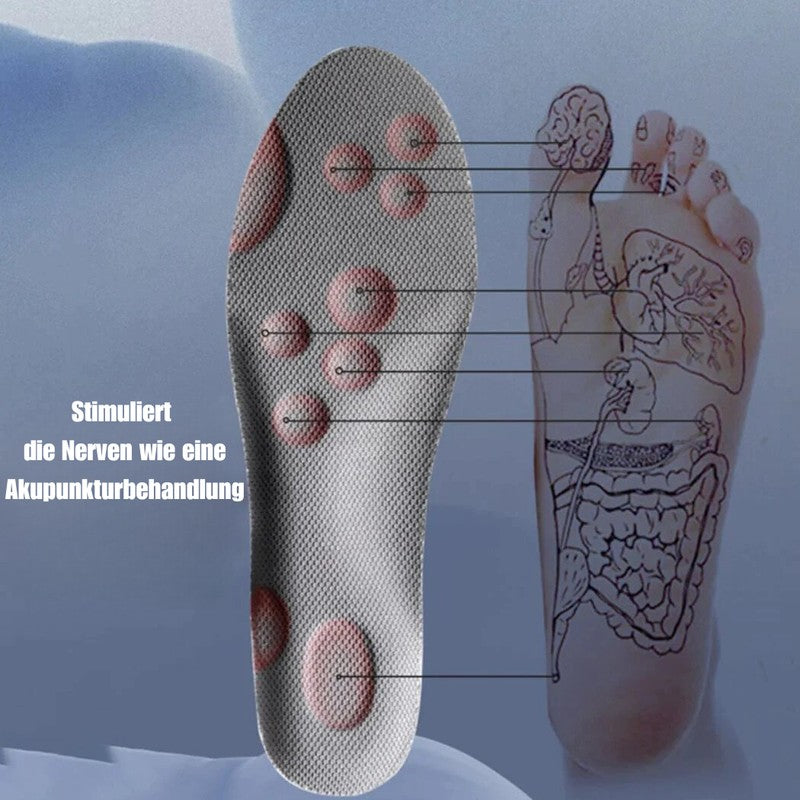 Sulor med massageknölar - Vit och grå