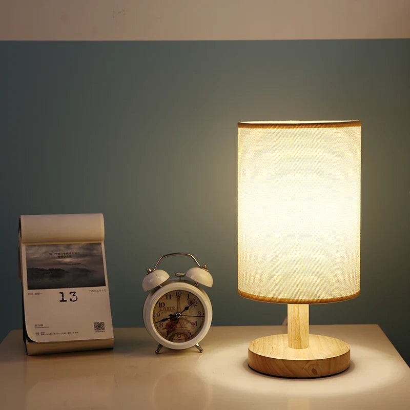 Tafellamp met cilindrische kap - Scandinavisk minimalism