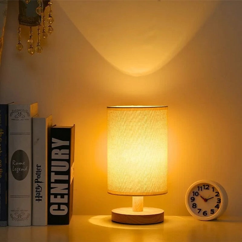 Tafellamp met cilindrische kap - Scandinavisk minimalism