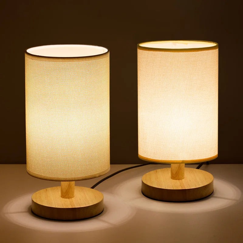 Tafellamp met cilindrische kap - Scandinavisk minimalism