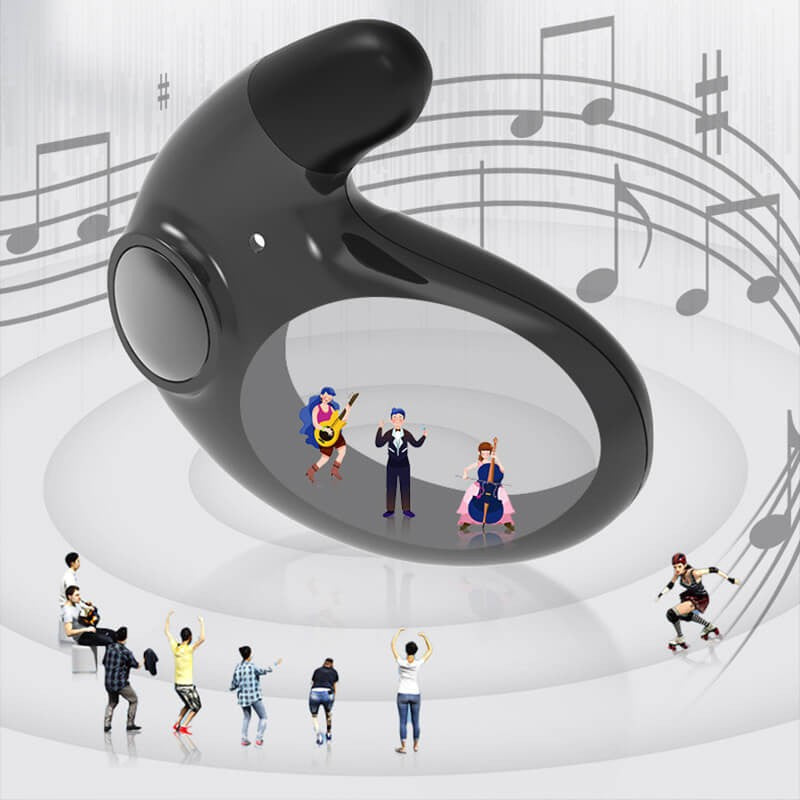 Trådlösa hörlurar med Bluetooth 5.3 - Svart och Vit