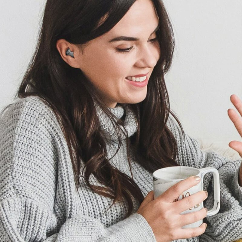 Trådlösa in-ear hörlurar med laddningsfodral - Bluetooth 5.3