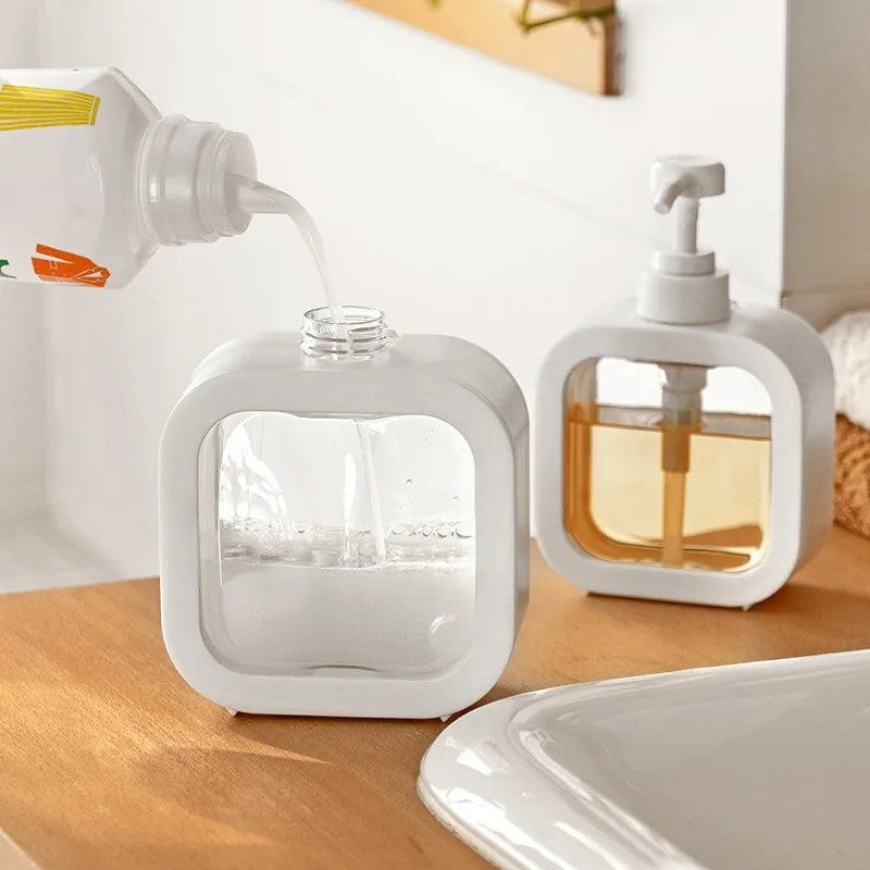 Tvålpump - Fyrkantig med Transparent Fönster