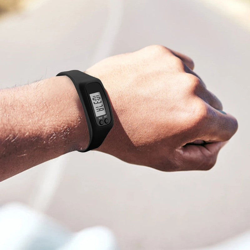 Unisex stappentellerarmband - Digitalt display
