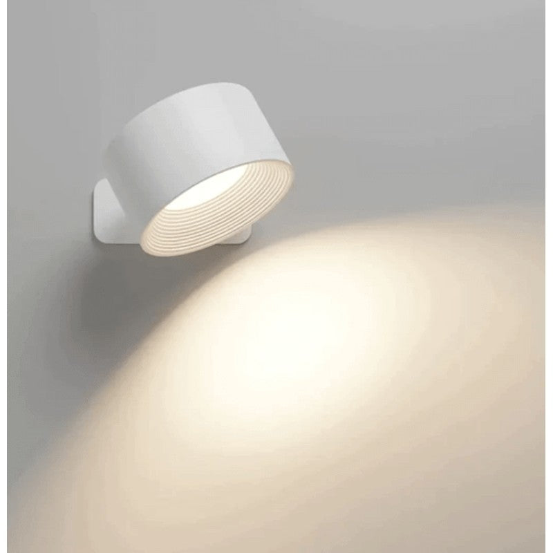 Vägglampa Trådlös med Magnetfäste - Roterbar Ljuskälla