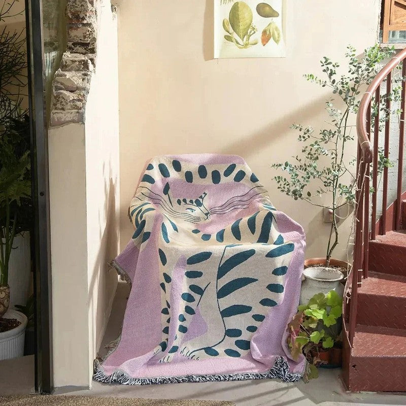 Vävd gobeläng eller soffapläd - Flera designvarianter