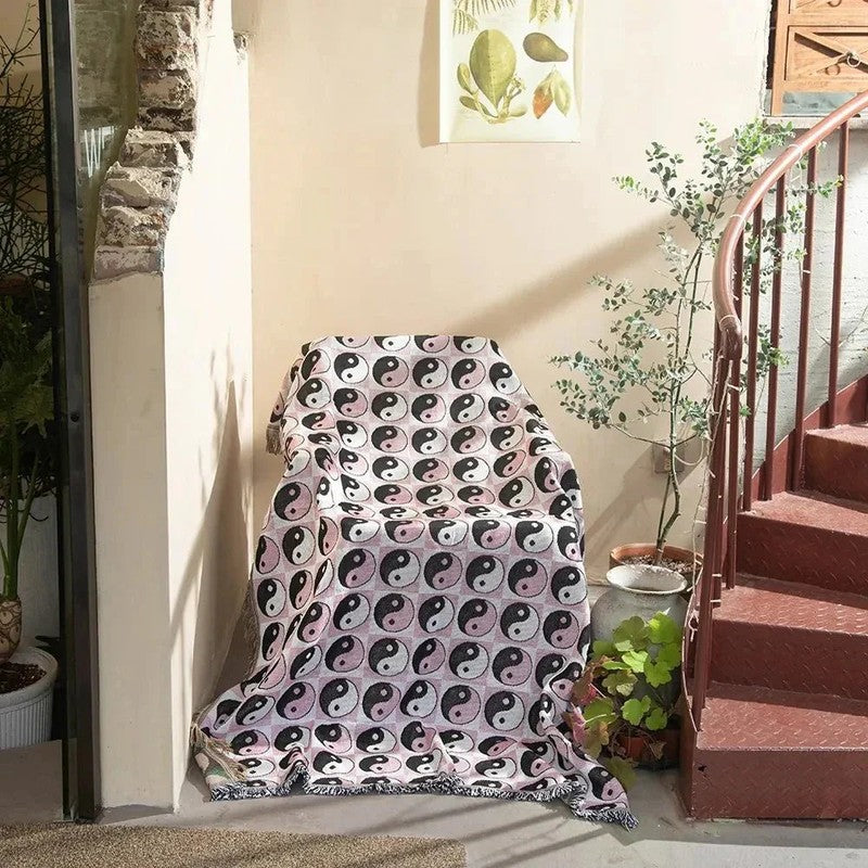 Vävd gobeläng eller soffapläd - Flera designvarianter