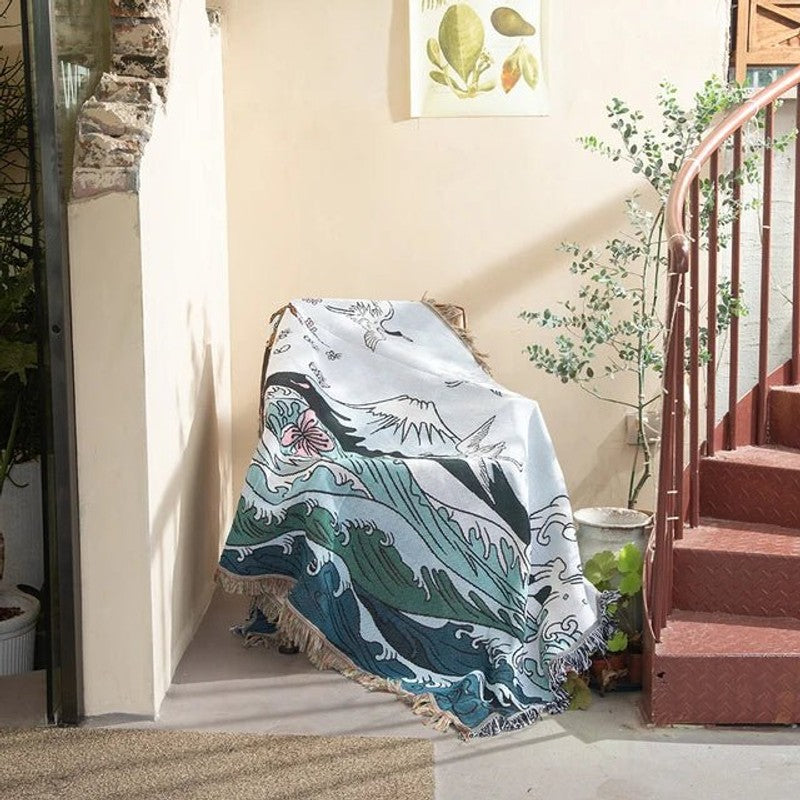 Vävd gobeläng eller soffapläd - Flera designvarianter