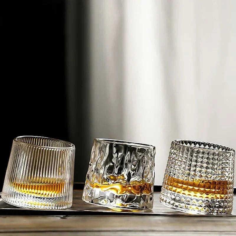 Whiskyglas - Texturerat Mönster