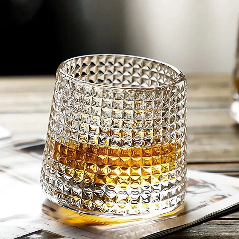 Whiskyglas - Texturerat Mönster